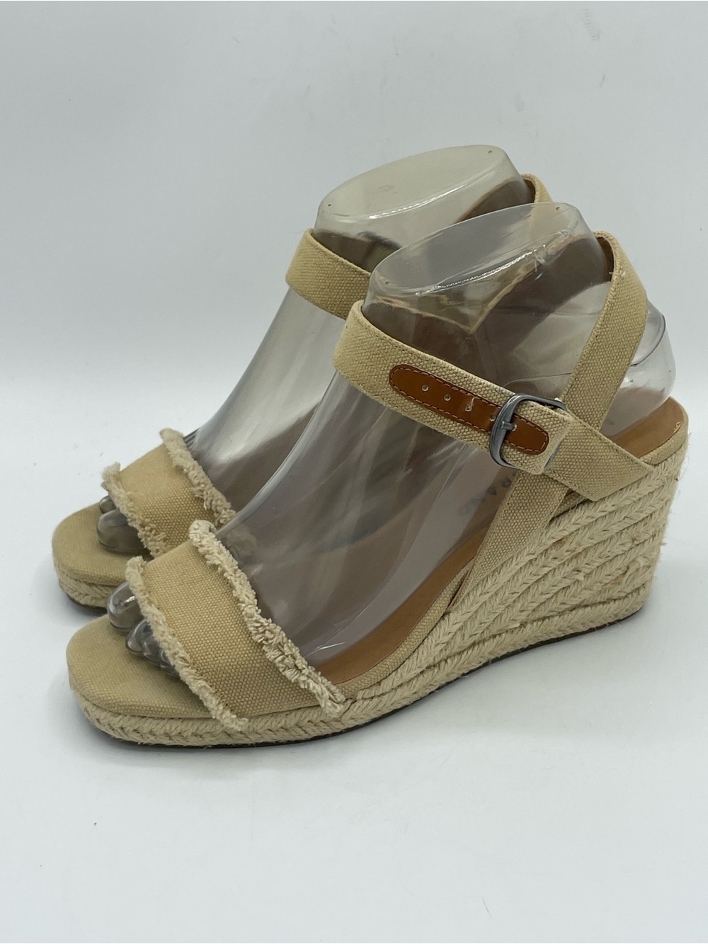 Lucky Brand Marceline Espadrille Wedge Sandals in Beige.